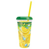 32 oz Clear Lemon Ice Souvenir Drink Cup
